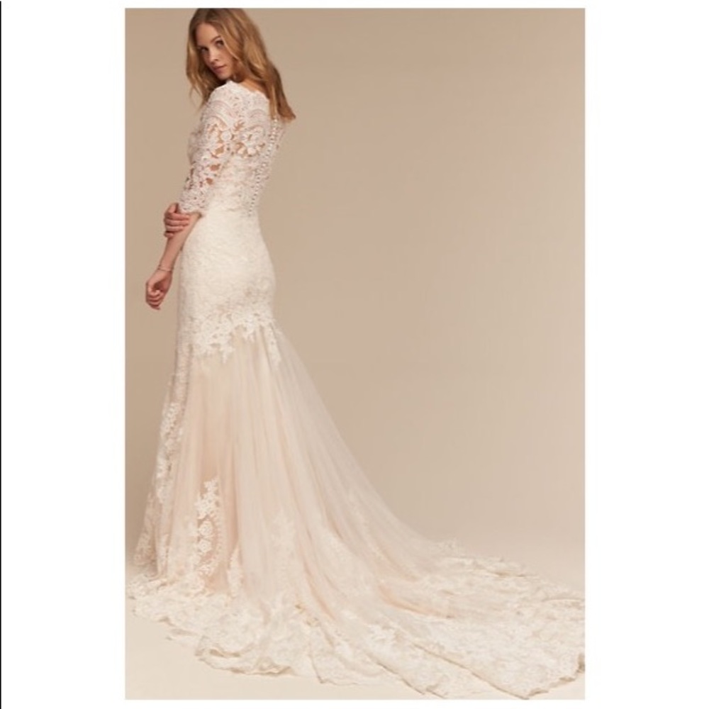 Eddy K Fiji/BHLDN Leigh Gown + Capri Topper